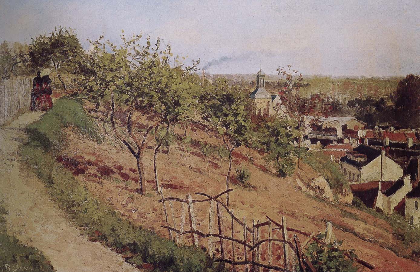 Camille Pissarro Metaponto path Schwarz